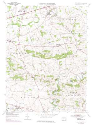 Strausstown USGS topographic map 40076d2