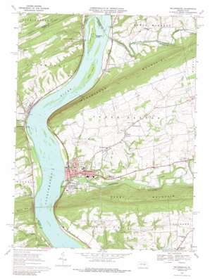Millersburg USGS topographic map 40076e8