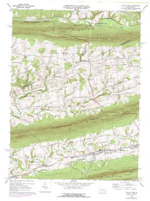 Valley View topo map