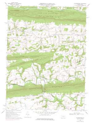 Klingerstown USGS topographic map 40076f6