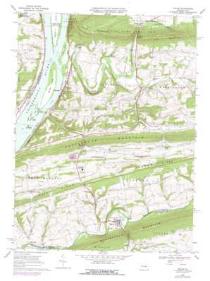 Dalmatia USGS topographic map 40076f7