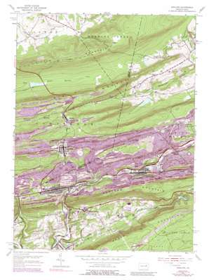 Ashland USGS topographic map 40076g3