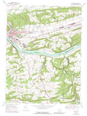 Danville USGS topographic map 40076h5
