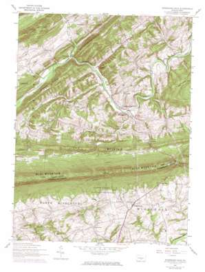 Shermans Dale USGS topographic map 40077c2