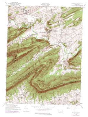 Landisburg USGS topographic map 40077c3