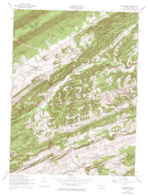 Ickesburg USGS topographic map 40077d3