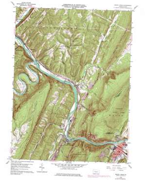 Huntingdon USGS topographic map 40077d8
