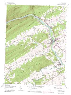 Mifflintown topo map