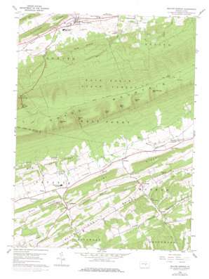 Beaver Springs USGS topographic map 40077f2