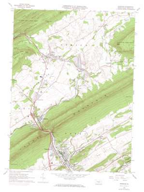 Burnham topo map