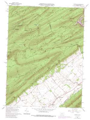 Barrville topo map