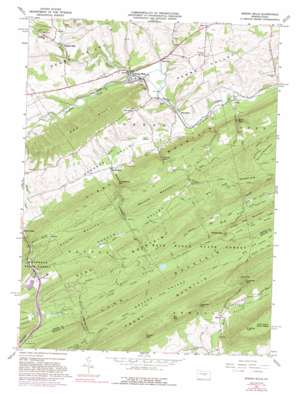 Centre Hall USGS topographic map 40077g5
