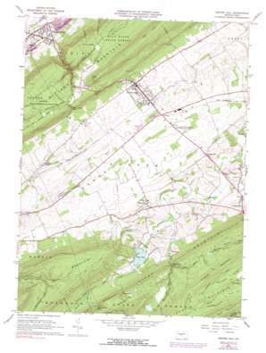 Centre Hall USGS topographic map 40077g6