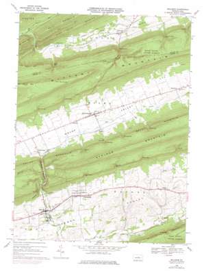 Millheim USGS topographic map 40077h4