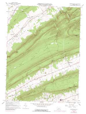 Madisonburg USGS topographic map 40077h5