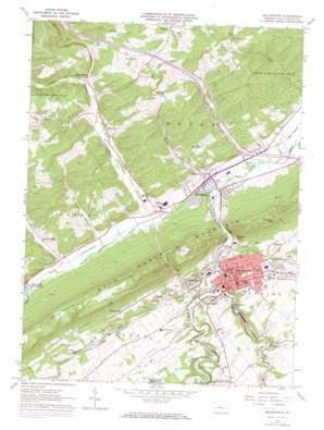 Bellefonte USGS topographic map 40077h7