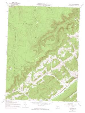Bear Knob USGS topographic map 40077h8