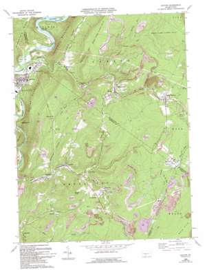 Saxton USGS topographic map 40078b2
