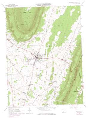 Martinsburg topo map