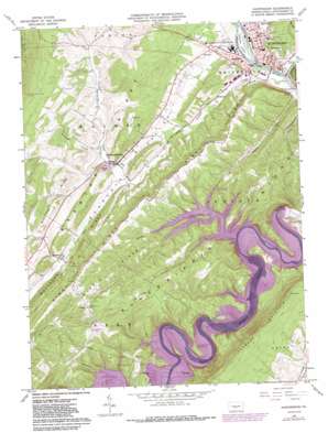 Huntingdon USGS topographic map 40078d1