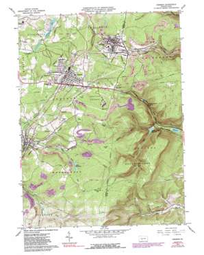 Cresson USGS topographic map 40078d5