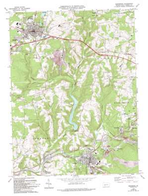 Ebensburg USGS topographic map 40078d6