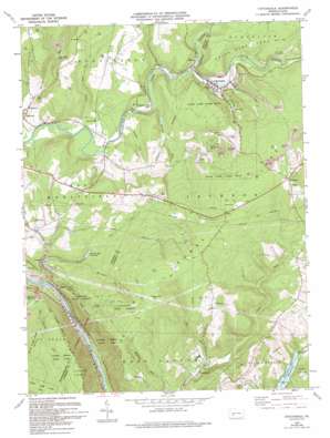 Vintondale USGS topographic map 40078d8