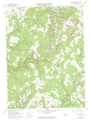 Strongstown topo map