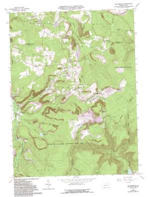 Blandburg USGS topographic map 40078f4