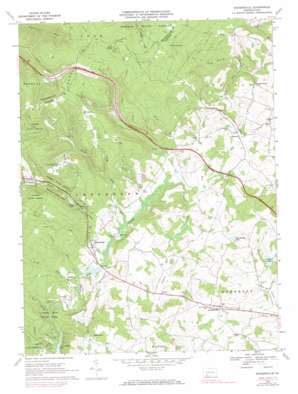 Bakersville USGS topographic map 40079a2