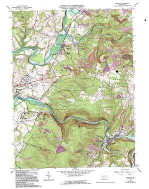 Bolivar USGS topographic map 40079d2