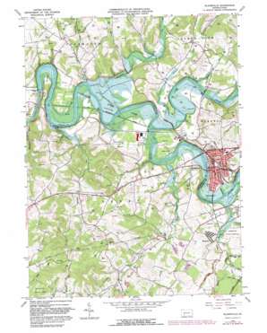 Blairsville USGS topographic map 40079d3