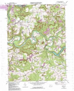 Distant USGS topographic map 40079h3