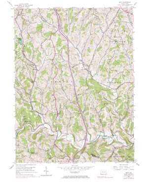 Amity USGS topographic map 40080a2