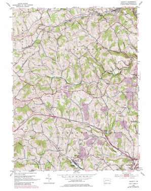Hackett USGS topographic map 40080b1