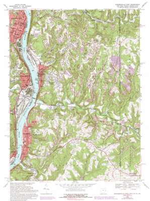 Steubenville East USGS topographic map 40080c5