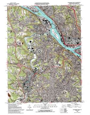 Pittsburgh West topo map