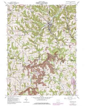 Amsterdam USGS topographic map 40080d8