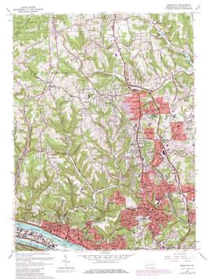 East Liverpool USGS topographic map 40080e1