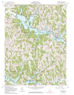 Deersville USGS topographic map 40081c2