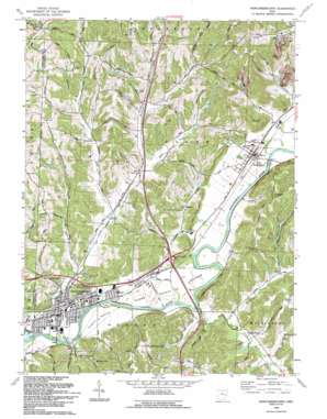 Newcomerstown topo map