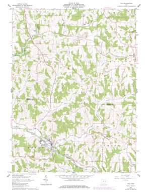 Scio USGS topographic map 40081d1