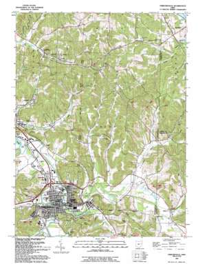 Uhrichsville USGS topographic map 40081d3