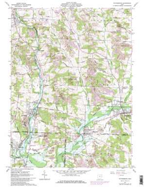 Waynesburg USGS topographic map 40081f3