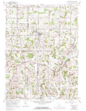 Homeworth USGS topographic map 40081g1