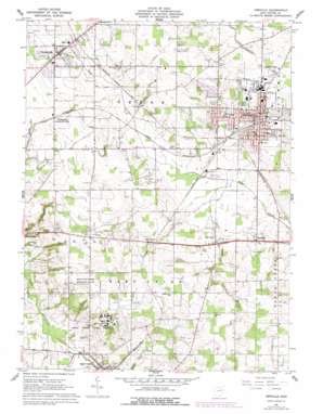 Orrville topo map