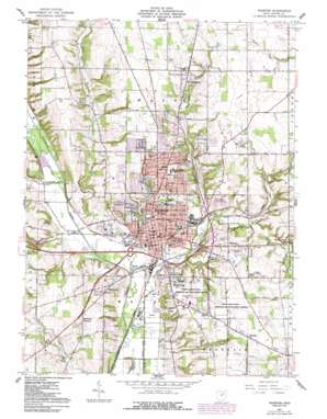 Wooster topo map