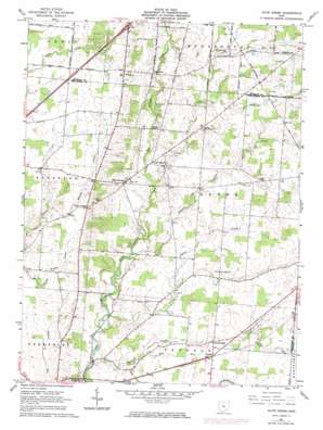 Olive Green USGS topographic map 40082c7