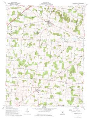 Chesterville topo map
