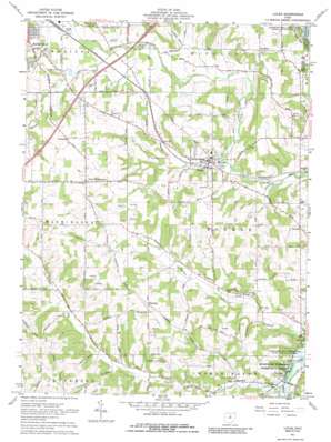 Lucas USGS topographic map 40082f4